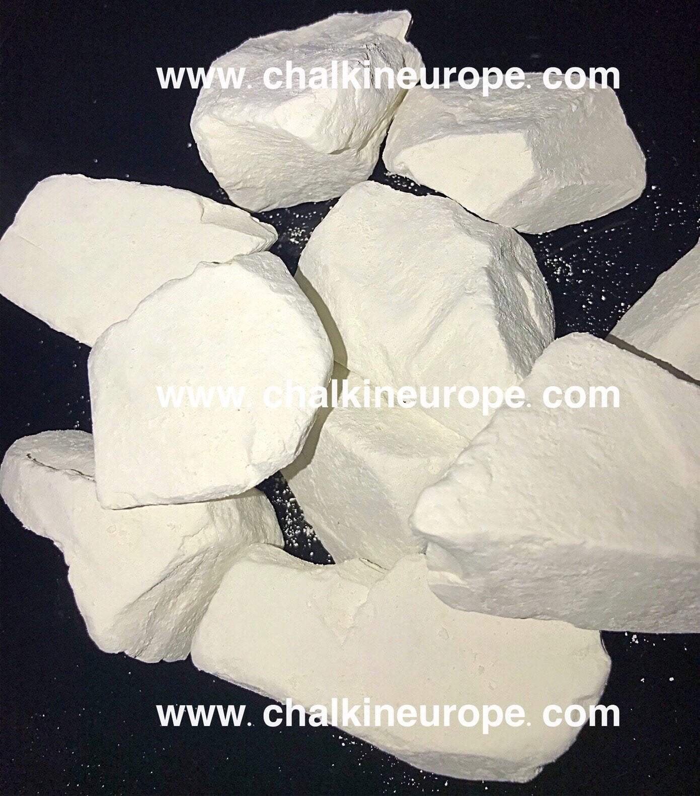 Edible chalk : RED edible Chalk chunks (lump) natural for eating (food)